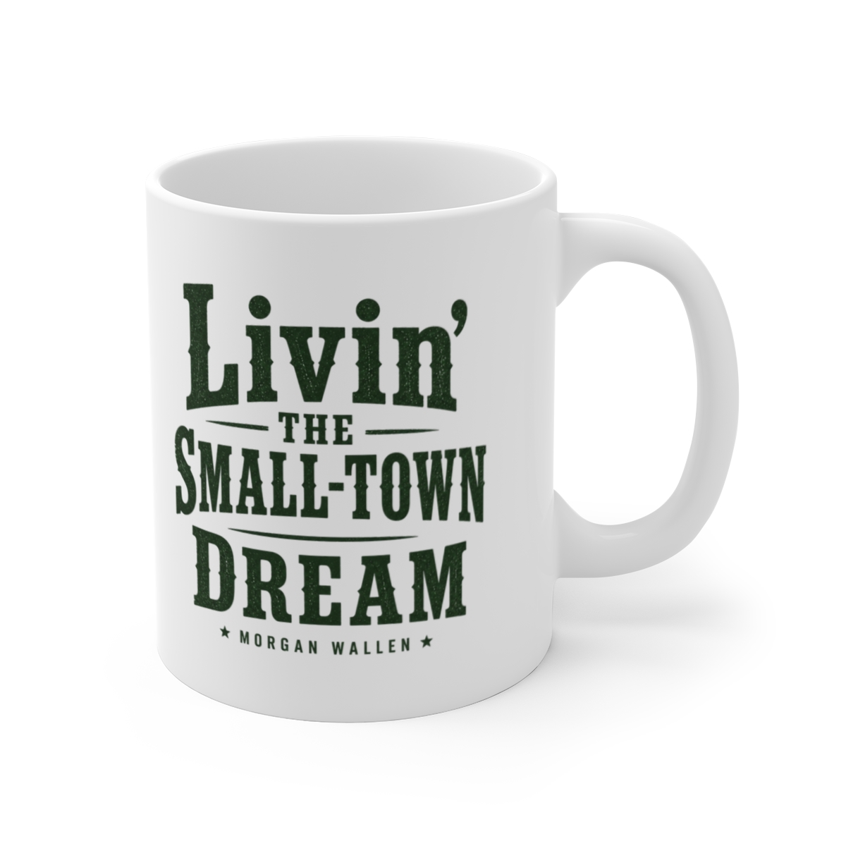 Morgan Wallen "Livin" White Mug
