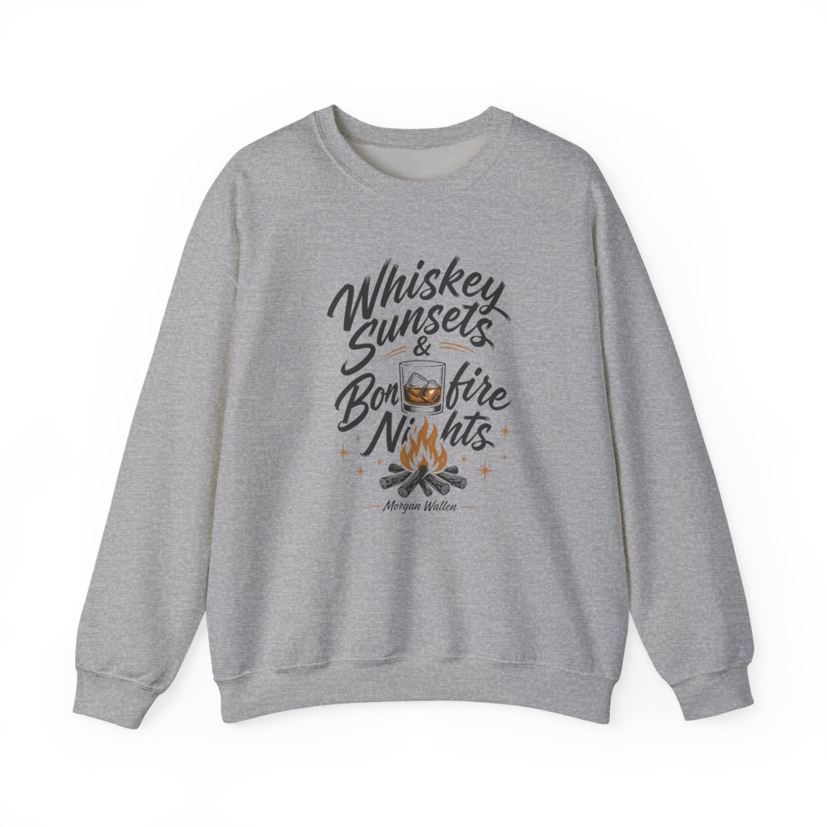 Morgan Wallen "Whiskey Sunsets & Nights" Crewneck - Official sweatshirts merchandise