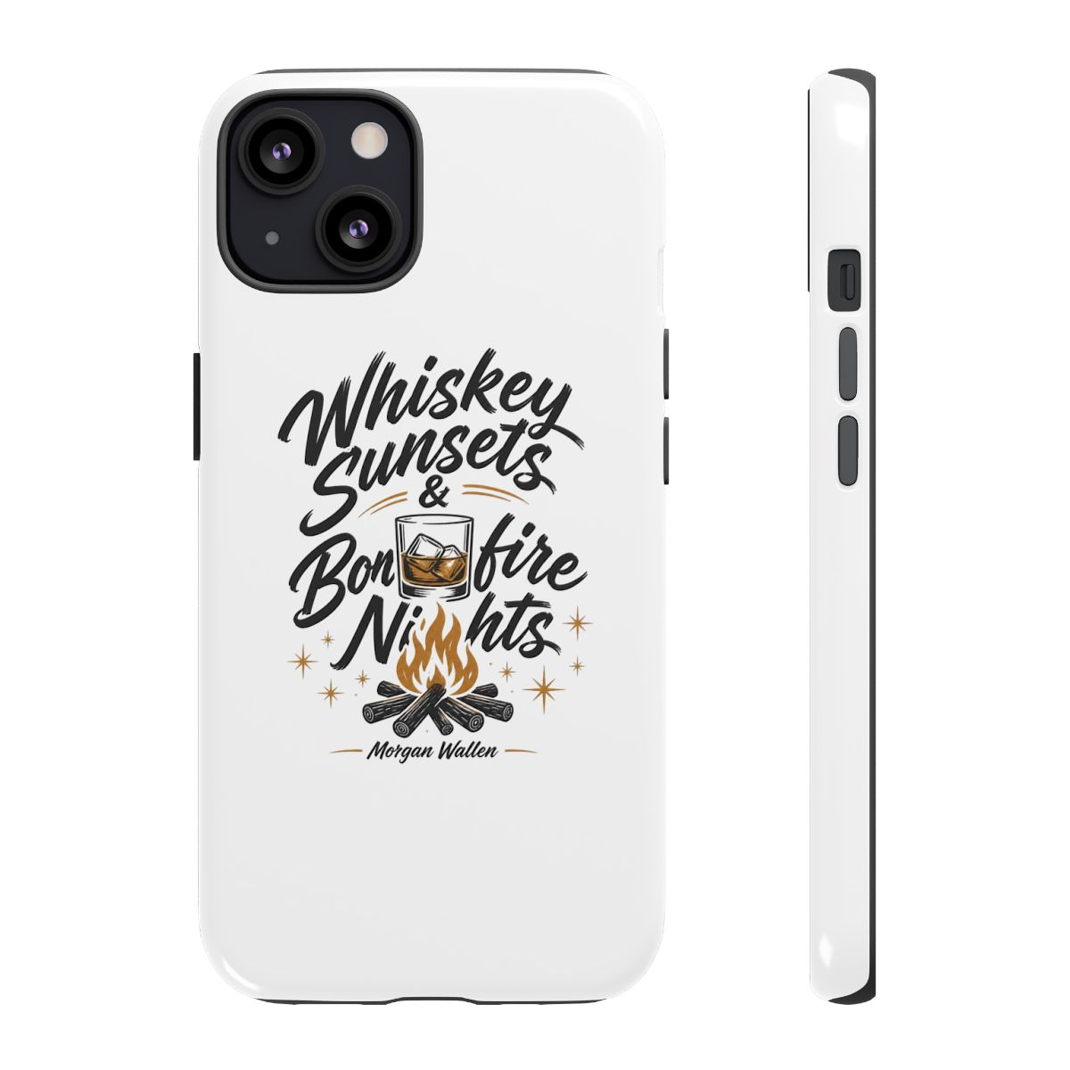 Morgan Wallen "Whiskey Sunsets & Bonfire Nights" Phone Case - Official phone-cases merchandise
