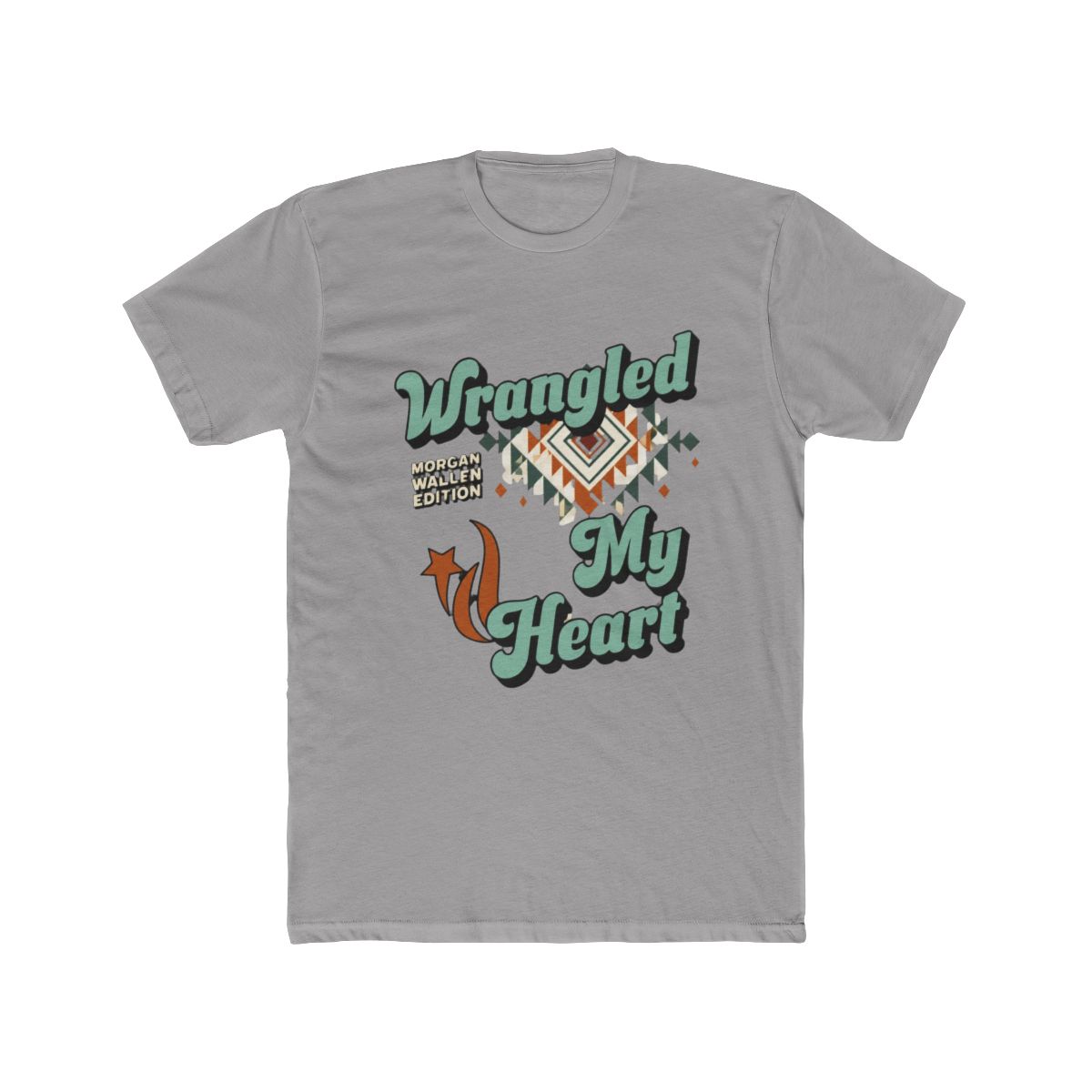 Wrangled My Heart, Morgan Wallen Music Vintage Gifts T Shirt - Official t-shirts merchandise